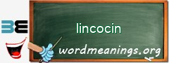 WordMeaning blackboard for lincocin